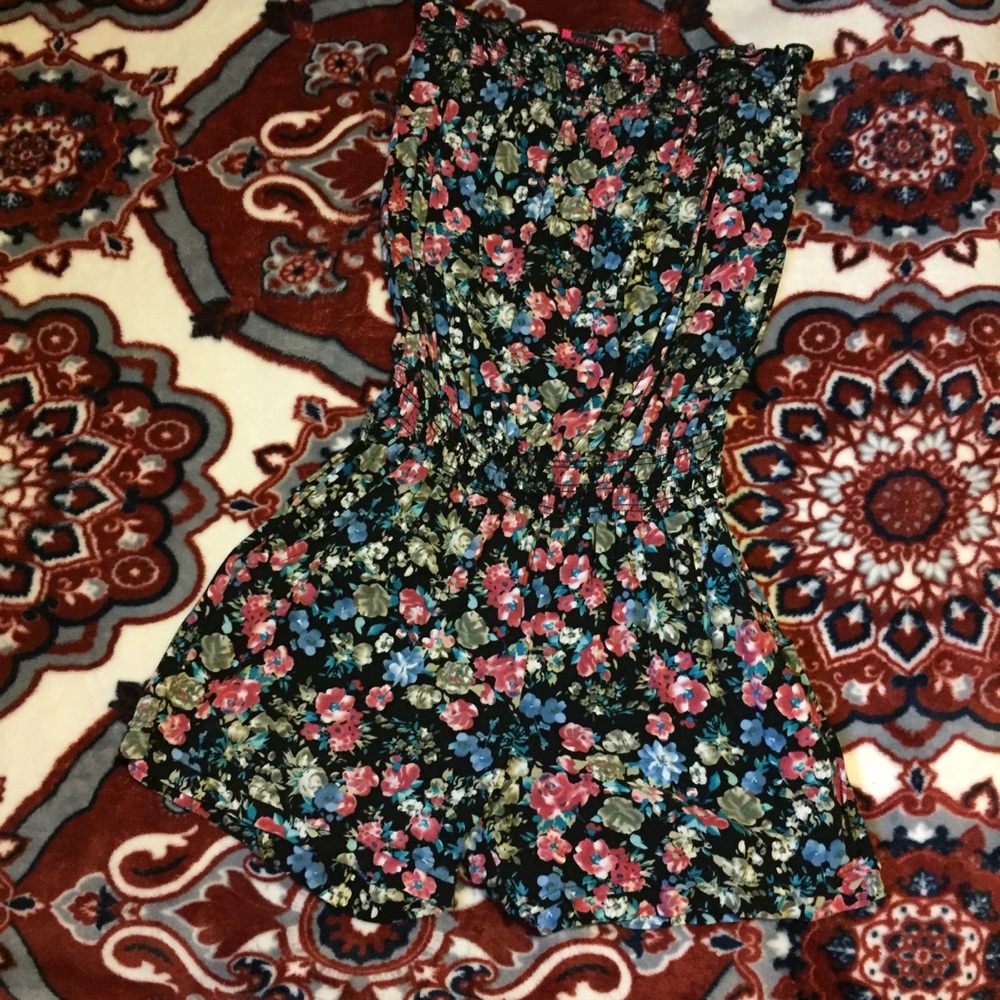 FINAL SALE!! Floral Shorts Romper
